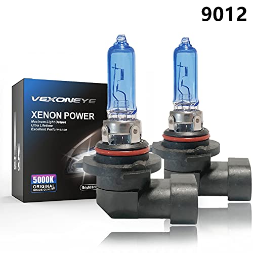VEXONEYE 9012/HIR2 Halogen Headlight Bulb 12V 55W White 5000K Light Bulbs Headlamp Super Bright