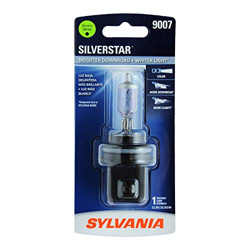 SYLVANIA 9007ST.BP 9007 SilverStar High Performance Halogen Headlight Bulb, (Contains 1 Bulb)
